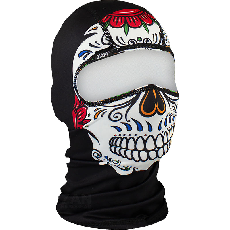 ZAN HEADGEAR 2503-0544 WBP413 Balaclava polyester - muerte skull