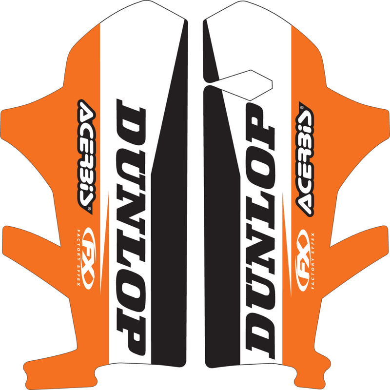 FACTORY EFFEX 4302-3620 17-40566 Lower Fork Guard Graphics Fork Guard Graphic - KTM