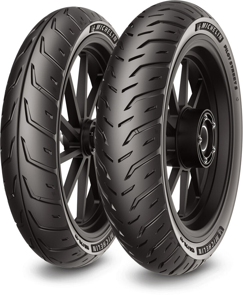 Michelin 87-9619 63992 TIRE PILOT STREET 2 FRONT/REAR 80/90-14 46S REINF TL