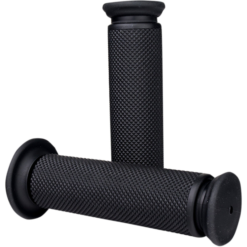 DRIVEN RACING 0630-0816 D637BK Diamond MX Grips Grips - Diamond - Closed Ends - Black