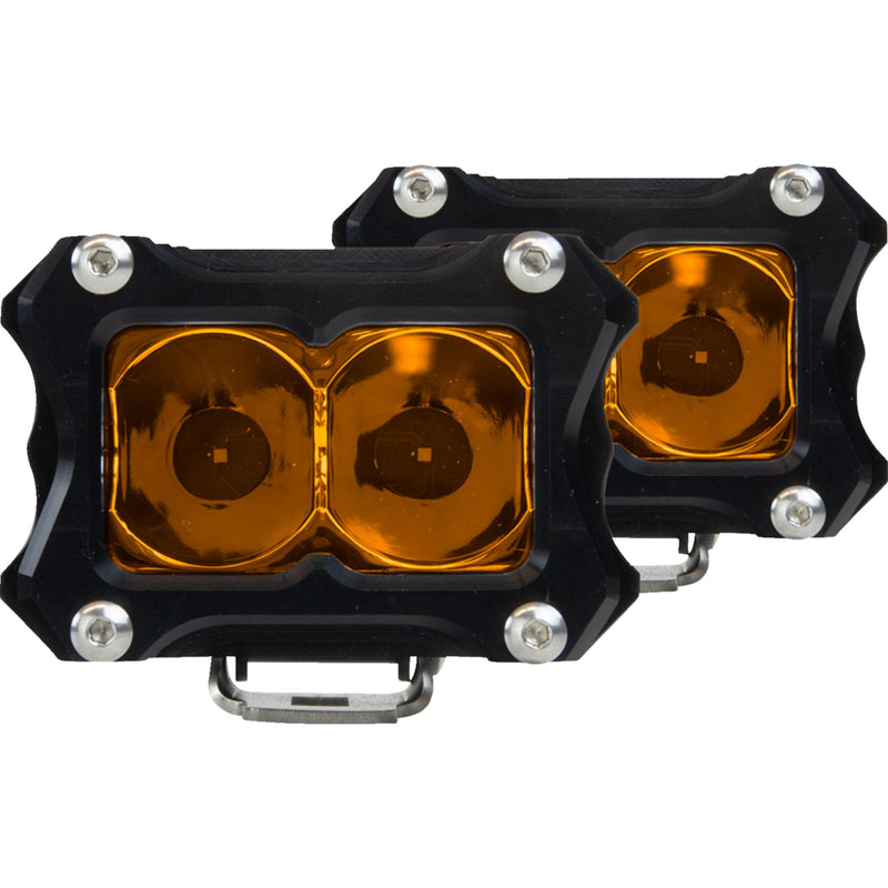 HERETIC 2001-2635 50214 6-Series Light Pod Spotlight - 2" - Amber