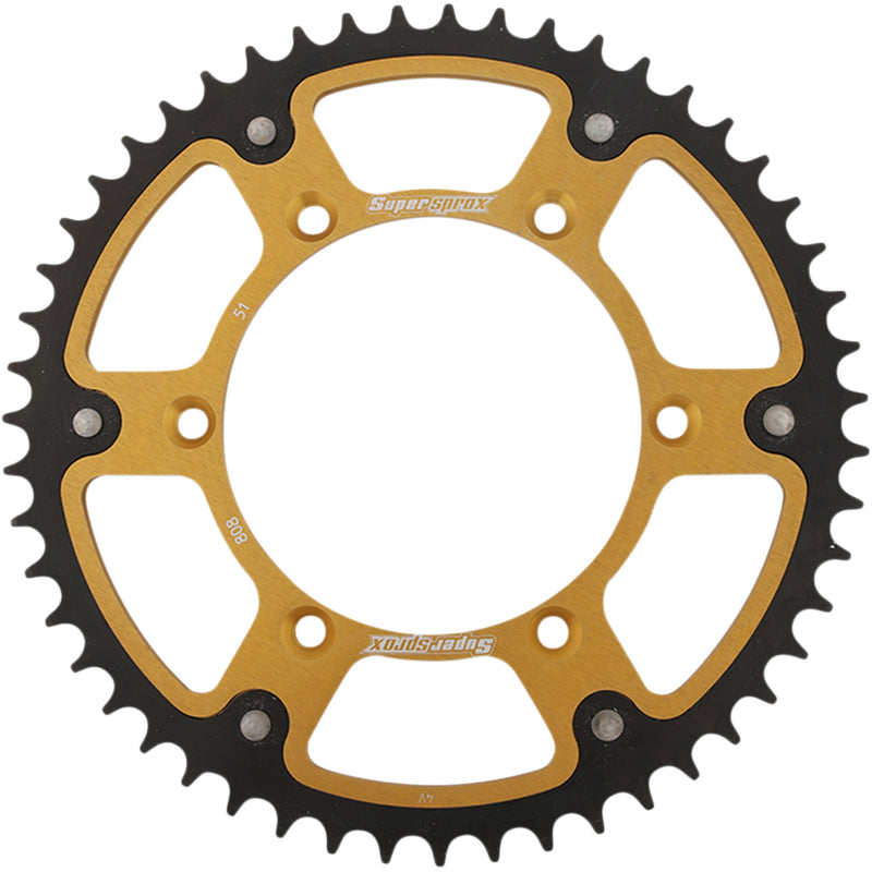 Supersprox Sprocket - RST-808-51-GLD Kawasaki KLX400R 2003