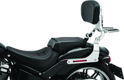Kuryakyn 7081 Fixed Mounts Multi-purpose Driver & Passenger Backrest 18-Up Softail Black - User 1