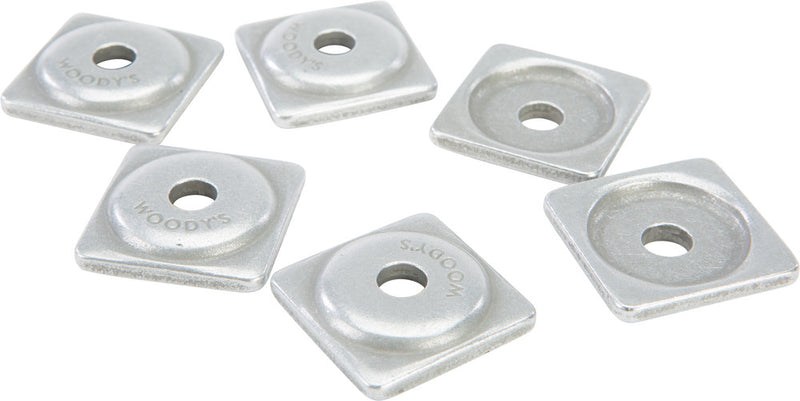 Woody's 18-1091-6 ASW2-3775-F DIGGER SUPPORT PLATE SQUARE ALUM. 6/PK