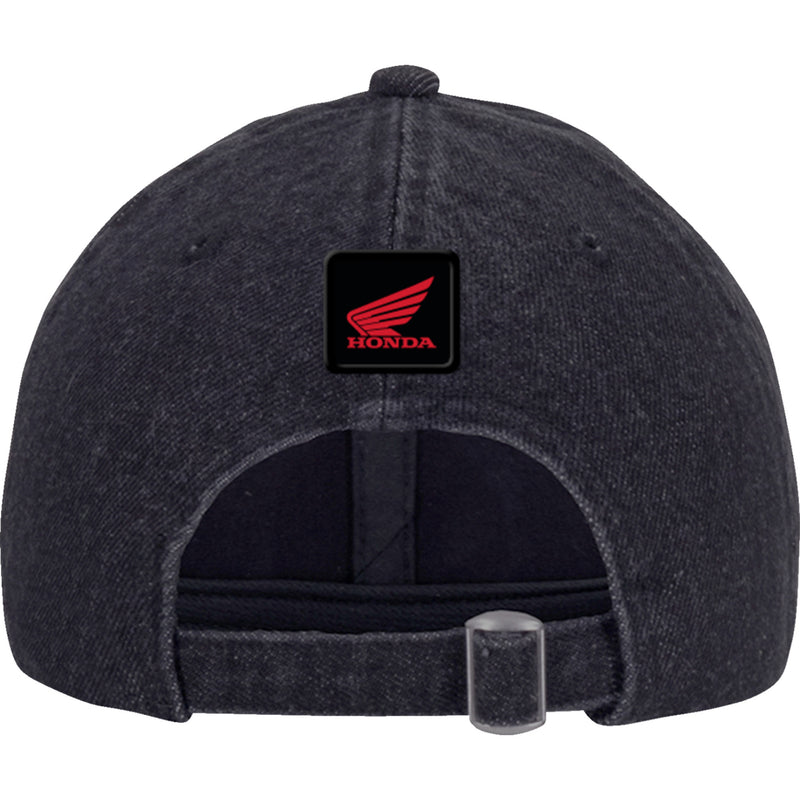 HONDA APPAREL 2501-3945 NP21A-H2490 Honda Goldwing Hat Goldwing Denim Hat - Black