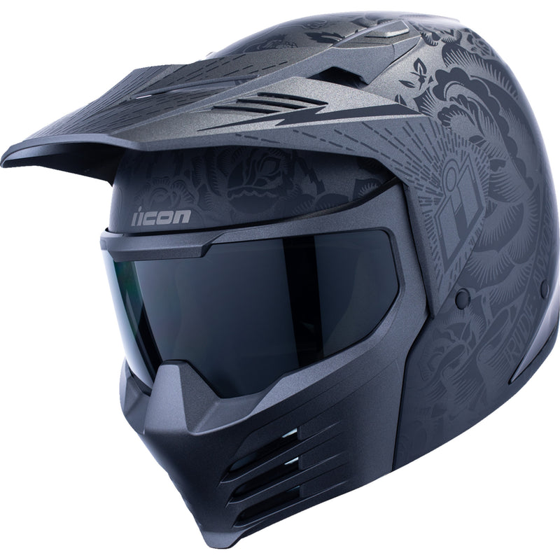 ICON Elsinore™ Darkgard Helmet - Black