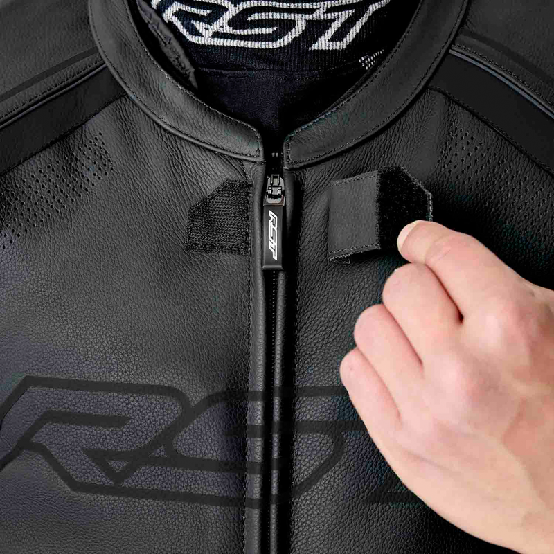 Rst 556-3604054 103604BLK-54 S1 D3O SUIT BLACK LEATHER 5X