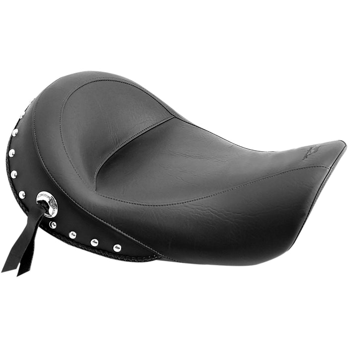 MUSTANG 0803-0299 75471 Studded Vinyl Solo Seat - FXD '96-'03