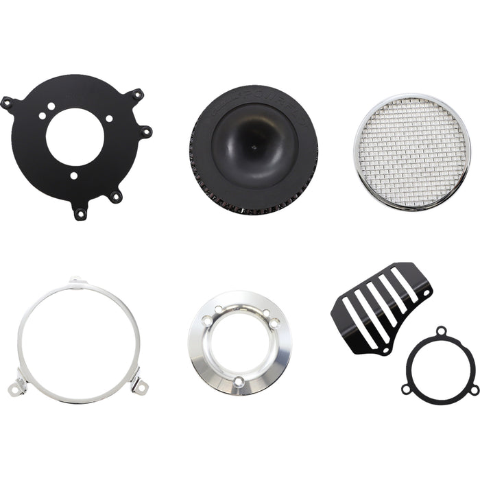 COBRA 1010-3040 606-0101-03-SB Air Cleaner Kit - Chrome