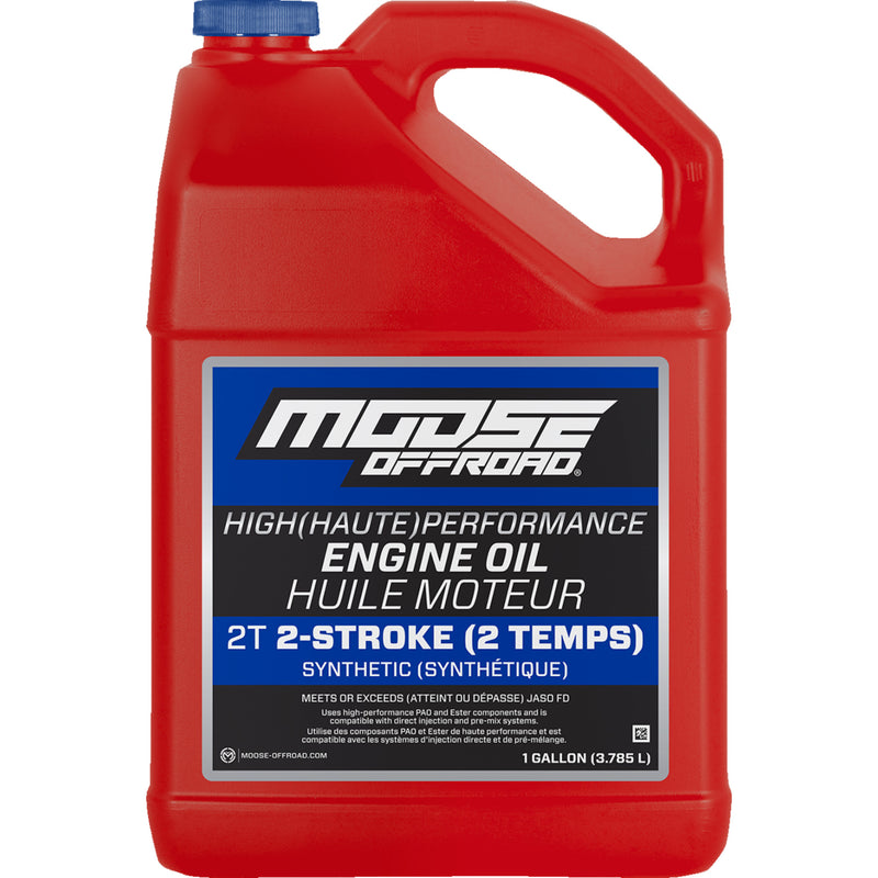 MOOSE OFFROAD 3602-0163 219384 2-Stroke Synthetic Engine Oil 1 us gallon