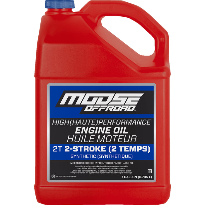MOOSE OFFROAD 3602-0163 219384 2-Stroke Synthetic Engine Oil 1 us gallon