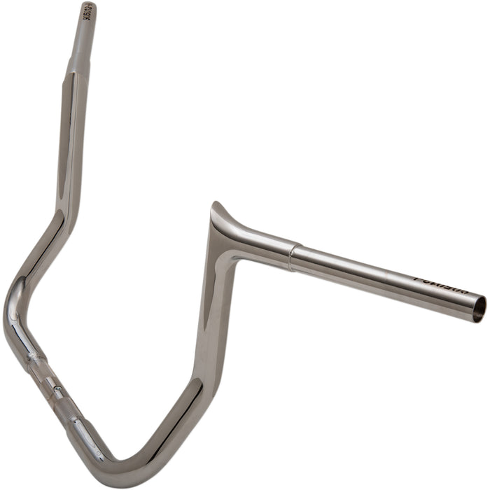 FAT BAGGERS INC. 0601-4748 905012 1-1/4" EZ Install Pointed Top Handlebar - 12" - Chrome