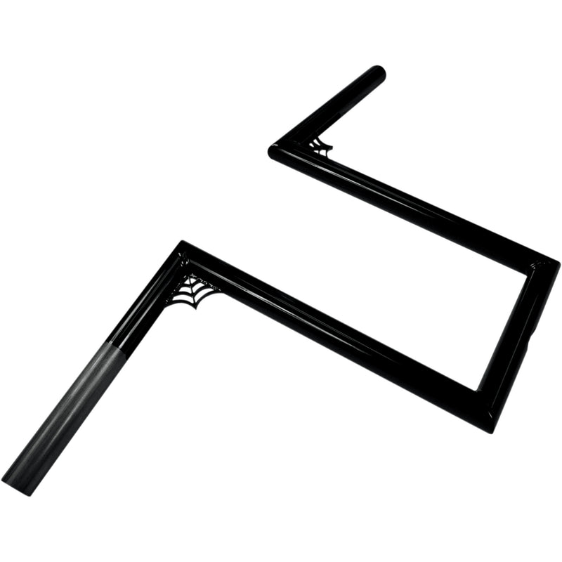 LA CHOPPERS 0601-2292 LA-7380-W12B 1" Old School Handlebar Handlebar - Web T - 12" - Black
