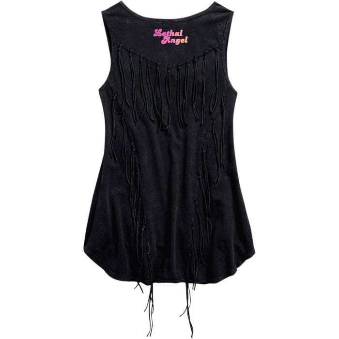 LETHAL THREAT 3031-3335 LA20610S Women's Ready4Love Tank Top black - small