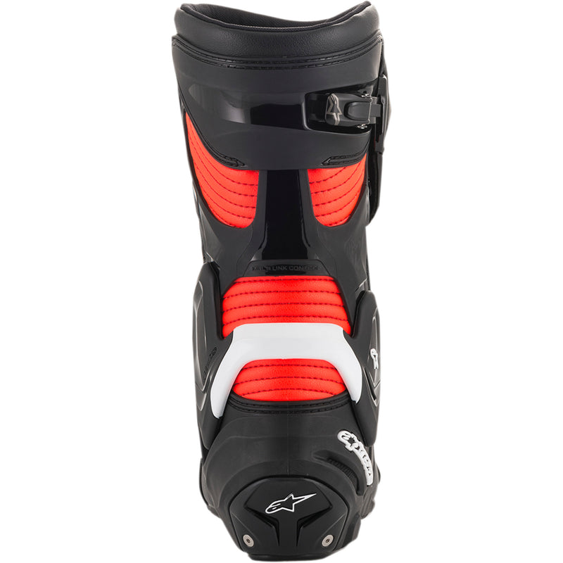ALPINESTARS SMX Plus Boots Black/White/Red - Fluorescent US / EU