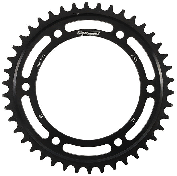 Supersprox 109-130642 RFA-1306-42-BLK REAR EDGE SPROCKET STEEL 42T-530 BLK HON