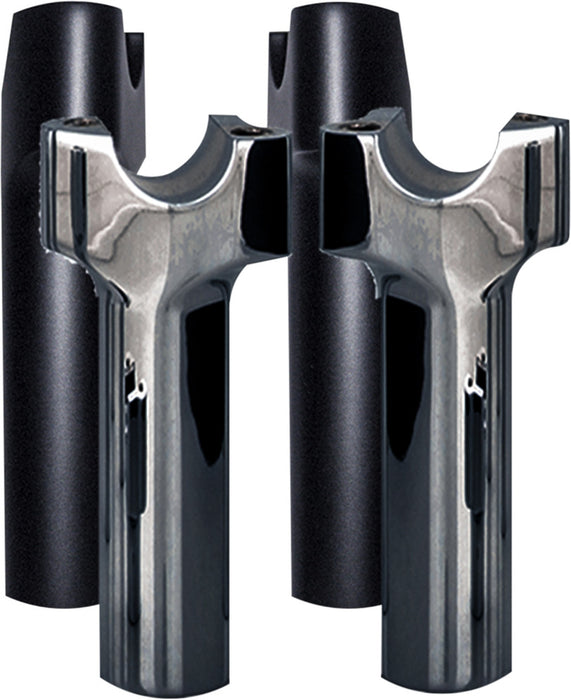 Wild 1 830-0626B WO526B CHUBBY 4.5" STRAIGHT RISERS BLACK