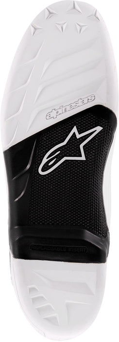 Alpinestars 482-5256 25SUT74-12-16 TECH-7 SOLE BLACK/WHITE SZ 16