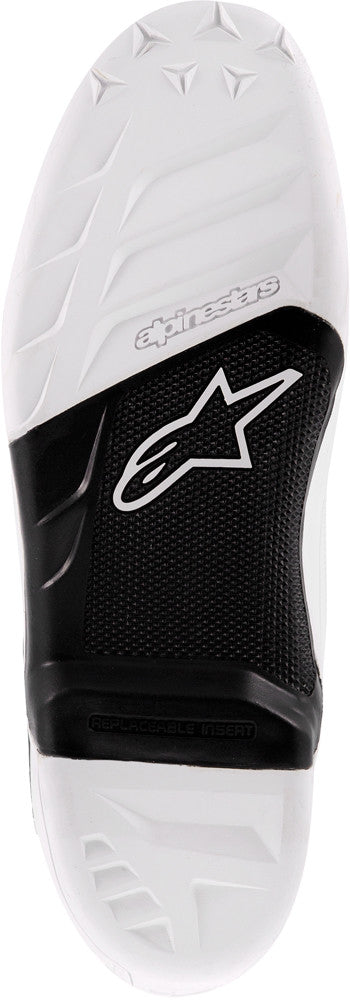 Alpinestars 482-5245 25SUT74-12-05 TECH-7 SOLE BLACK/WHITE SZ 05