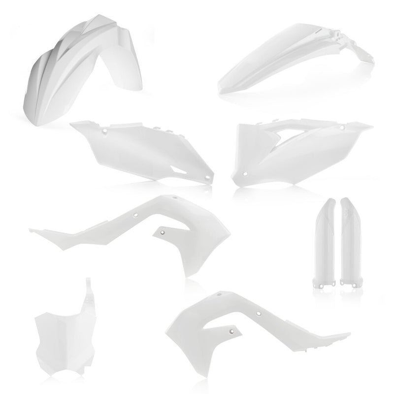 Acerbis Full Plastic Kit White - 2736290002 Kawasaki Dirt Bikes 2019-2024