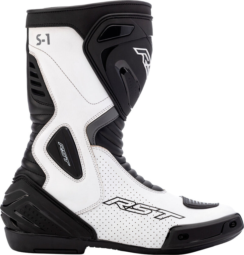 Rst 556-3050143 103050WHI-43 S1 CE BOOT BLACK/WHITE 10