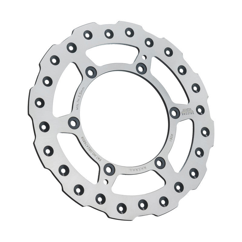 JT Sprockets Rear Brake Rotor SS Self Cleaning - JTD4061SC01 Yamaha Dirt Bikes 1998-2002