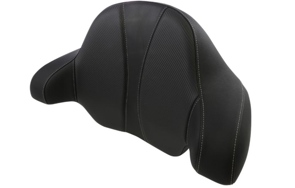 SADDLEMEN 0801-1363 814-07-TPACK-D Tour Pak® Backrest Pad Dominator Seat - Black - FL 14-23