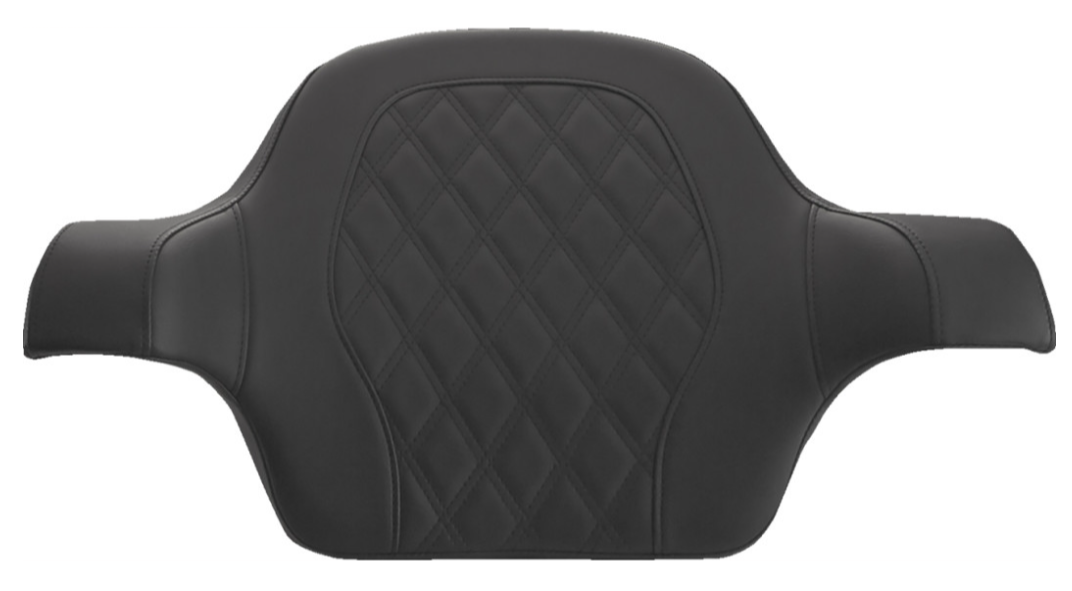 SADDLEMEN 0801-1367 814-07-TPACK-SU Tour Pak® Backrest Pad  Step-Up - Lattice Stitch - Black - FL 14-23