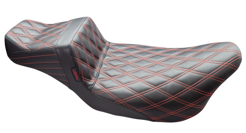 LePera Tailwhip Daddy Long Legs Seat - LK-587DLDD-RED For Harley Touring 2008-2024