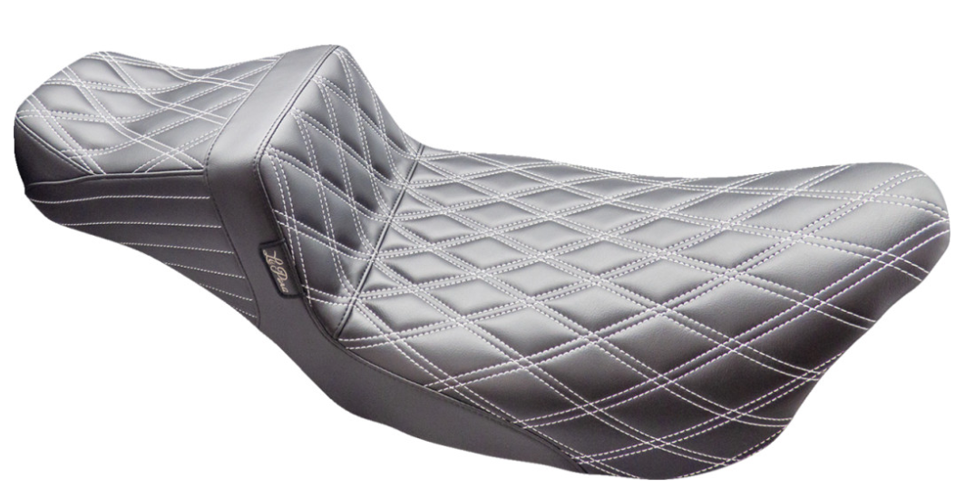 LE PERA 0801-1539 LK-587DLDD TTM-Tailwhip Daddy Long Legs Seat-Double Diamond w/ Titanium Thread - FL '08-'23