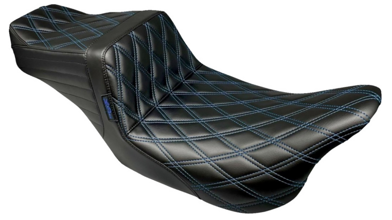 LePera Tailwhip Seat - LK-587DD-BLUE For Harley Touring 2008-2024