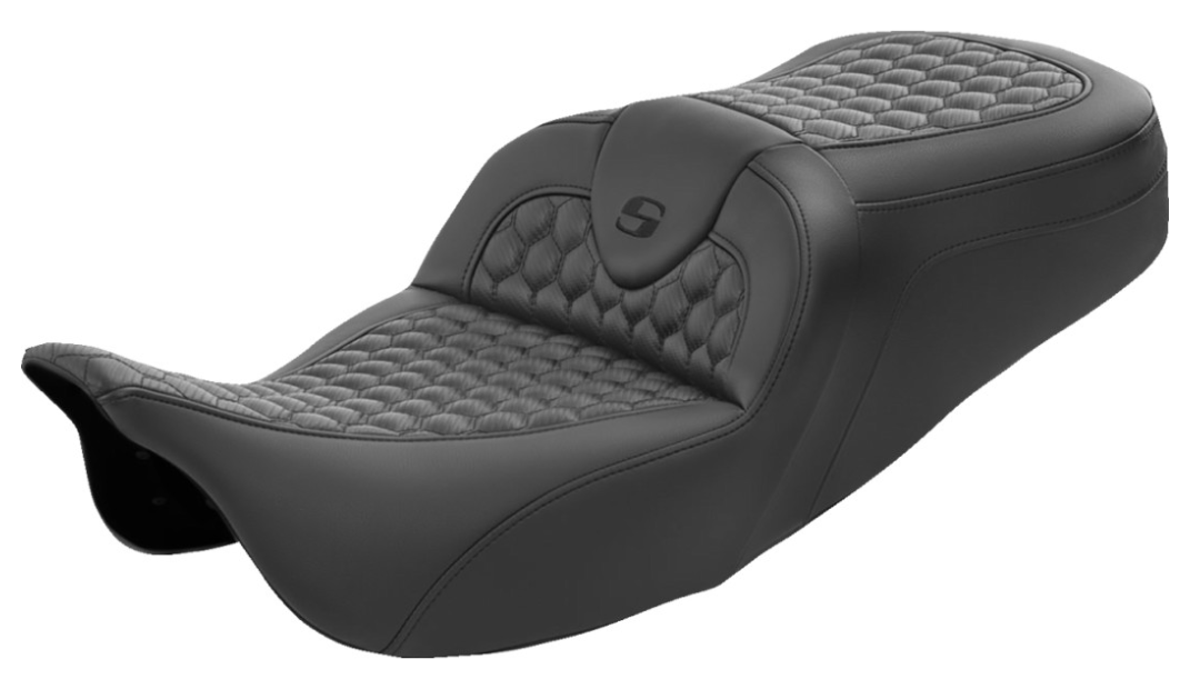 SADDLEMEN 0801-1551 808-07B-189 Honeycomb Roadsofa™ Seat- without Backrest - FL '08-'23