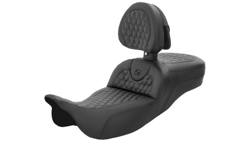 Saddlemen Roadsofa™ Seat - 808-07B-190BR For Harley Touring 2008-2025