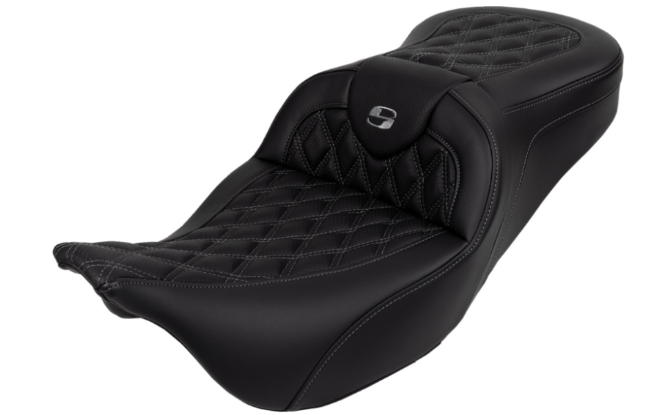 SADDLEMEN 0801-1607 A808-07R-182GRE Roadsofa™ Lattice Stitch Seat