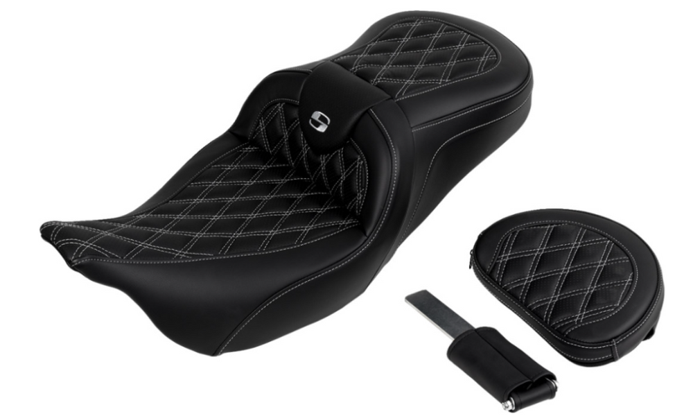 0801-2159 サドルメン Saddlemen SEAT STEP UP FRONT TR REAR LS SP店