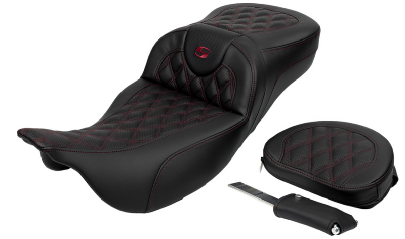 Saddlemen Roadsofa™ Seat - 808-07B-184B8 For Harley Touring 2008-2025