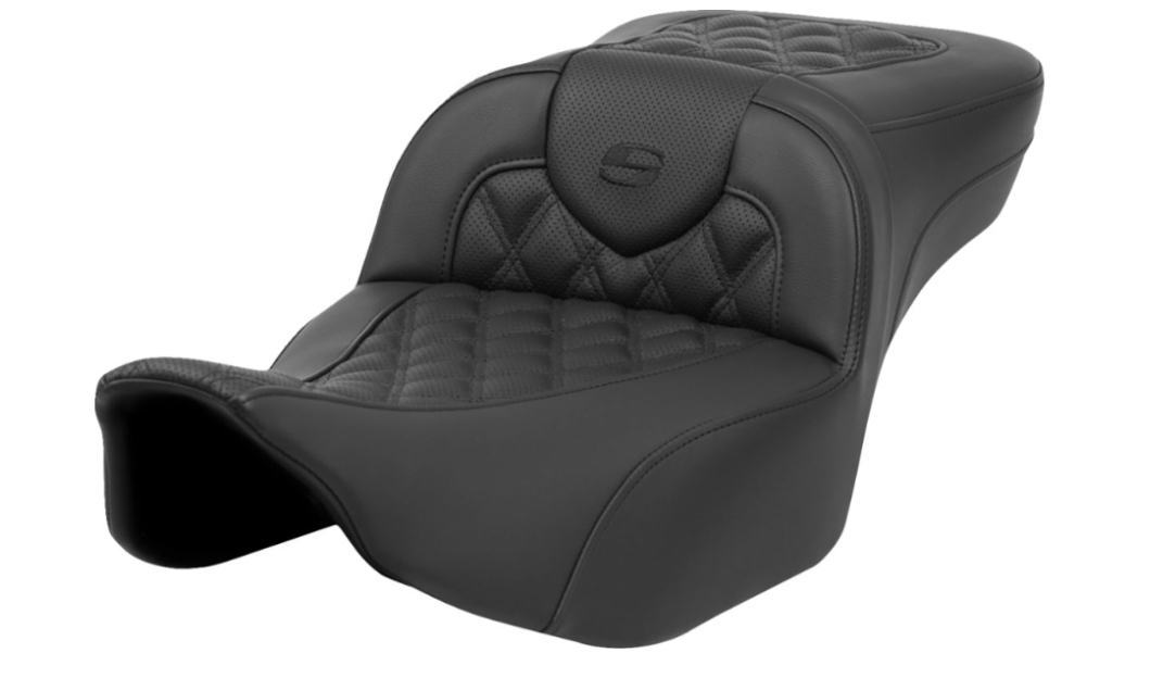 SADDLEMEN 0801-1629 823-07-184 Roadsofa™ Extended Reach Seat-Lattice Stitch - without Backrest - FL 23-24