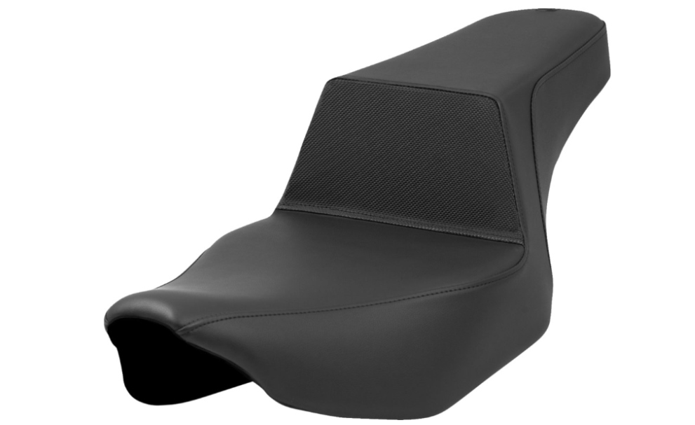 SADDLEMEN 0801-1683 823-07-174 Step-Up Seat Gripper Lumbar - Black - Road Glide/Street Glide 24