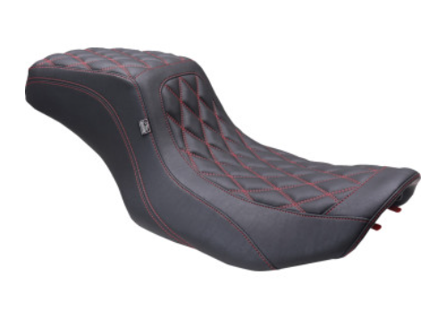 Mustang Squareback Seat - 88415DC For Harley Touring 2023-2026