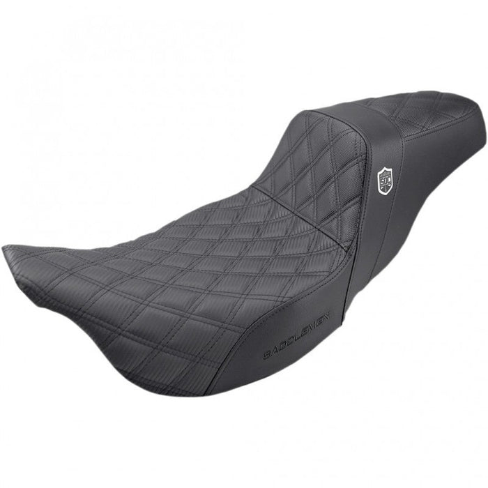 SADDLEMEN 0801-1174 SC80807DB Pro Series SDC Performance Grip Seat - w/o Backrest - Full Lattice Stitch - 08 -24 FL