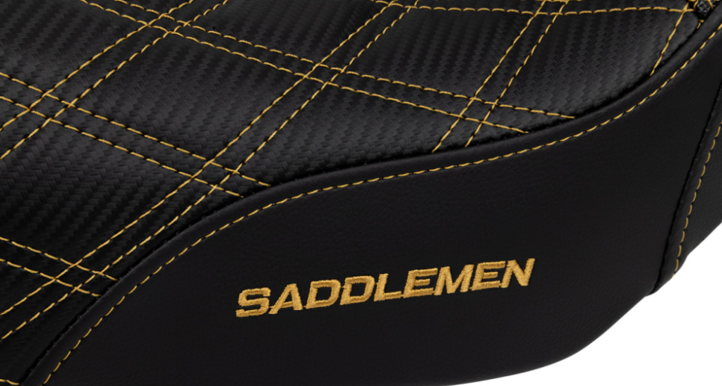 SADDLEMEN バイク用シートゴールドステッチfxlrst SADDLEMEN 0803-0727 SC80604GOL Pro Series SDC Performance Grip