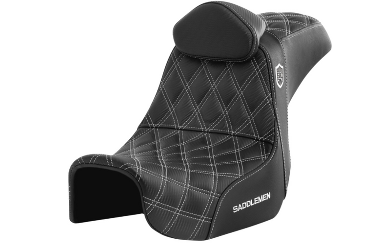 Saddlemen Pro Series SDC Performance Seat - SC80604WHIRT For Harley Motorcycles 2006-2017