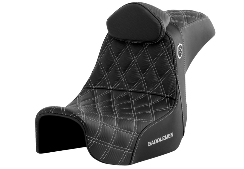 Saddlemen Pro Series SDC Performance Seat - SC80604SILRT For Harley Motorcycles 2006-2017