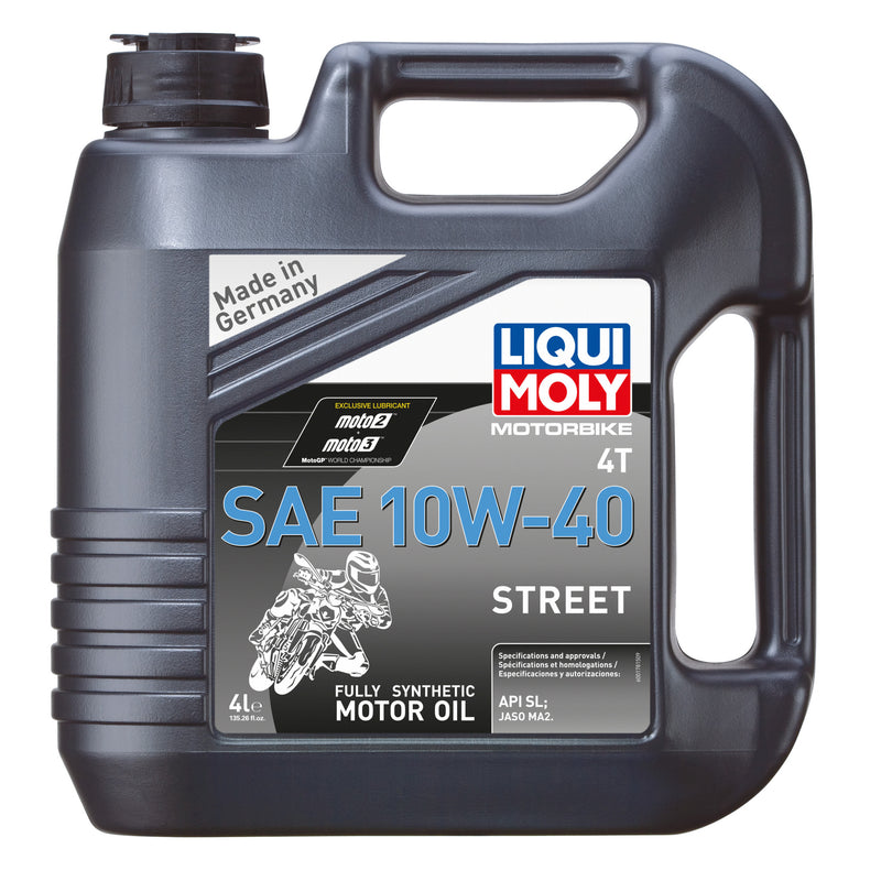 LIQUI MOLY 3601-0691 20056 Street 4T Engine Oil Street 4T Oil - 10W-40 - 4 L