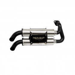 Mbrp Dual Stack S O Mflr POL - AT-9519PT Polaris General 2016-2019