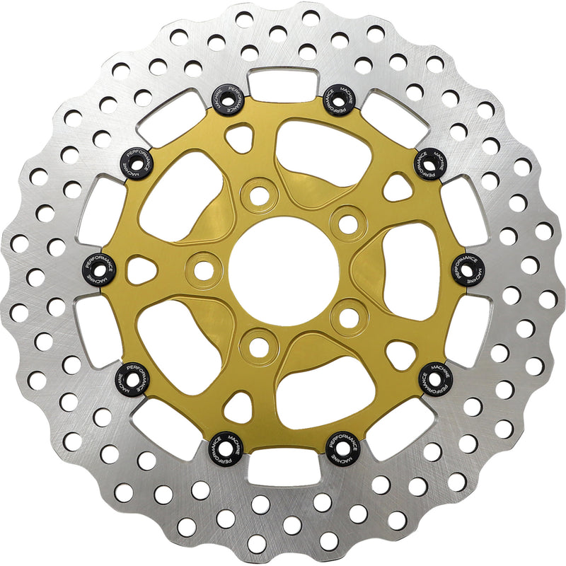 Performance Machine (pm) Brake Rotor - 0133-1536S-G For Harley Motorcycles 1988-2017
