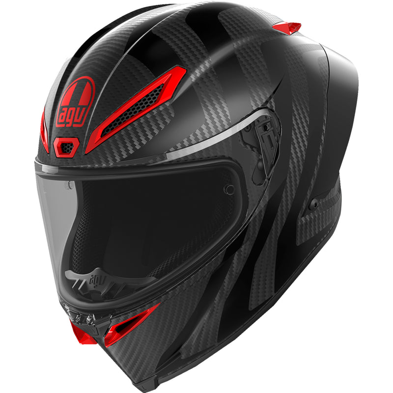AGV Pista GP RR Intrepido Helmet - Matte Carbon/Black/Red