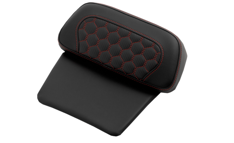 Saddlemen Chopped Tour-Pak Pad - 814-07C-HC-RED For Harley Touring 2014-2026