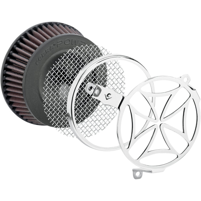 COBRA 1010-3006 606-0100-02-SB Air Cleaner Kit - Chrome