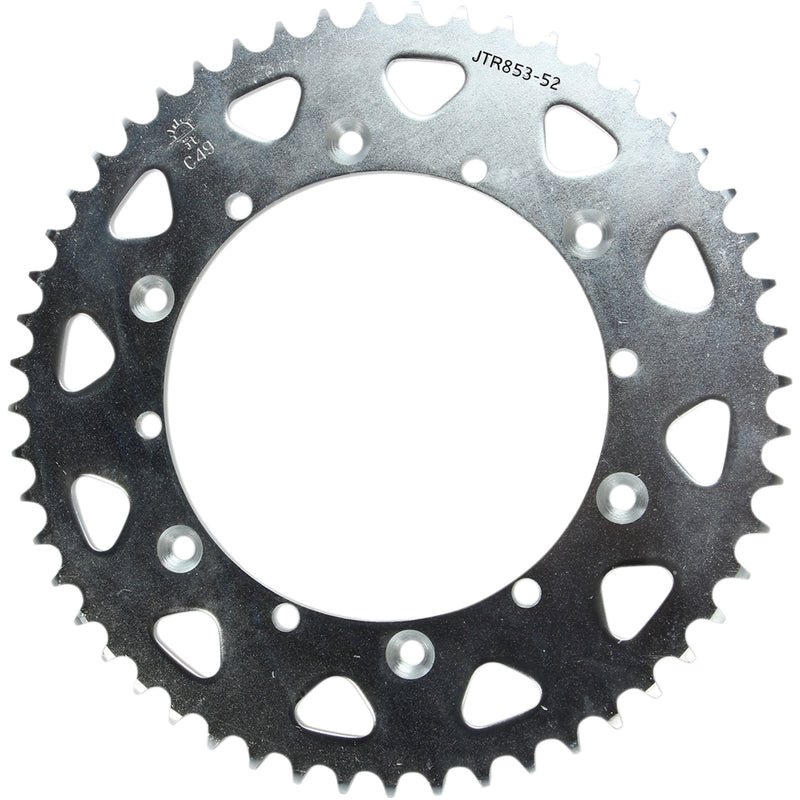 JT SPROCKETS JTR853-52 JTR853.52 Steel Rear Sprocket Sprocket - Rear - Yamaha - 52-Tooth